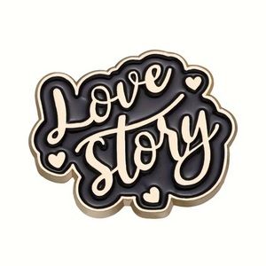 Taylor Swift Themed Enamel Pin that Says “Love Story” Song on Fearless Brand New